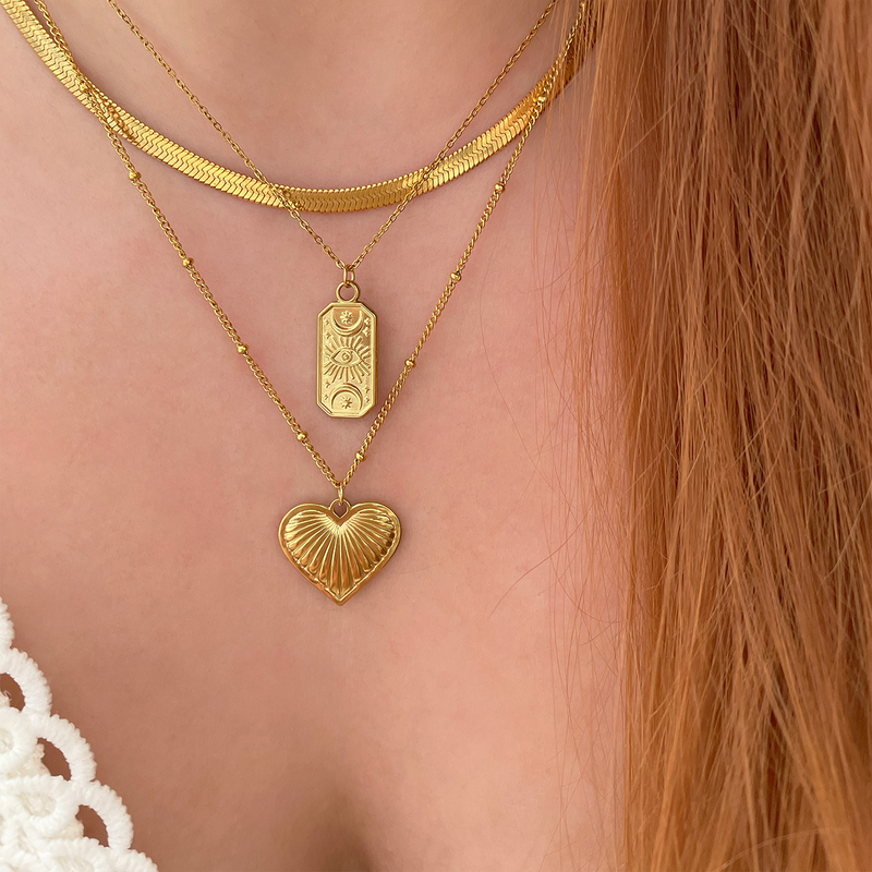Collana Catena Serpente Oro - 4mm