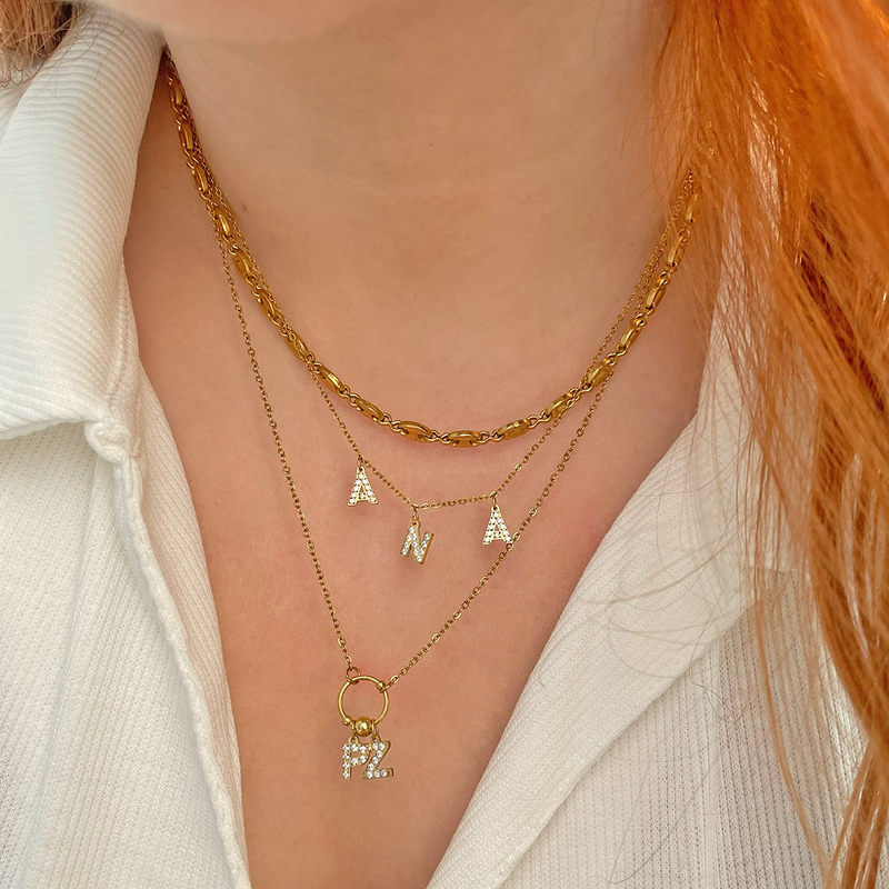 Collana Cerchio Personalizzata Oro