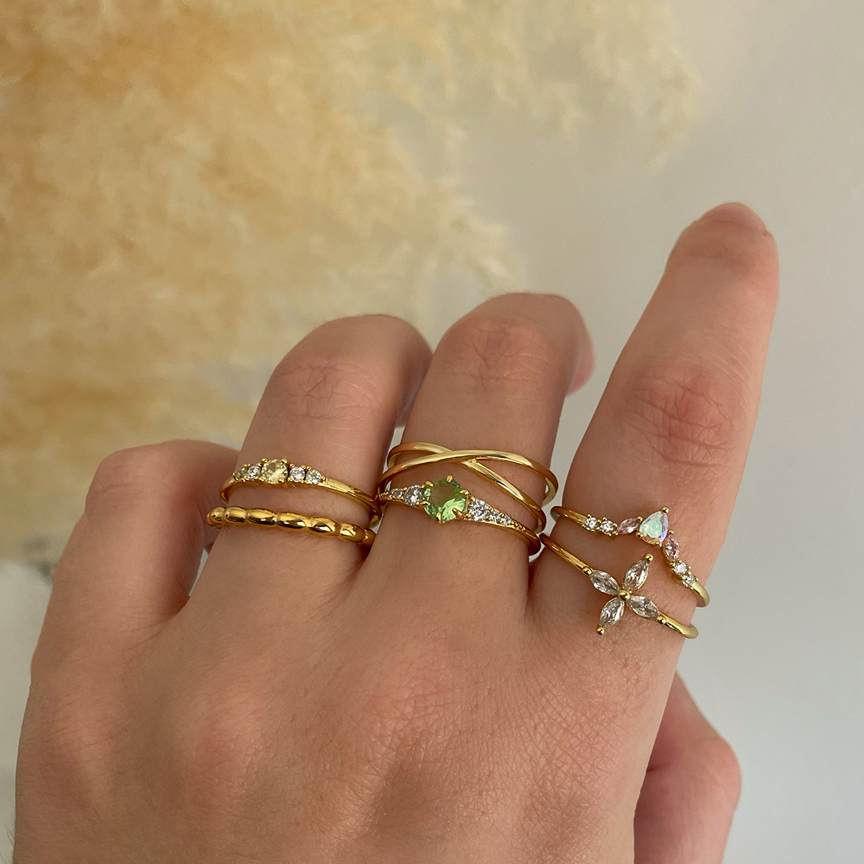 Anello Olive Oro