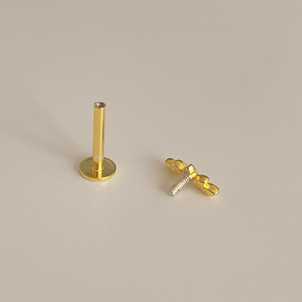 Pendiente Loto Oro