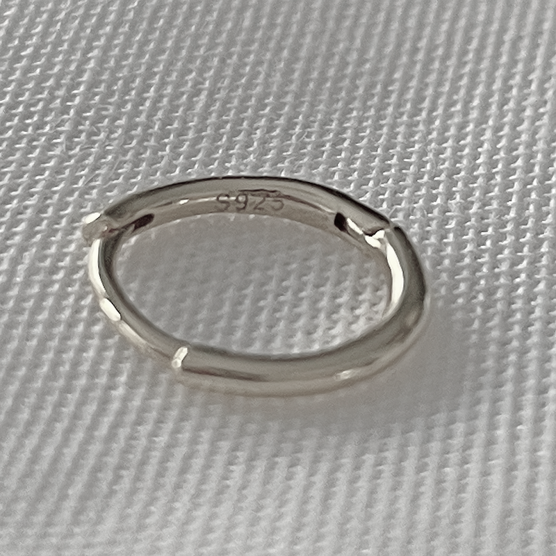 Cerchietto Mini Liscio Sottile Argento - 10mm, 8mm o 6mm