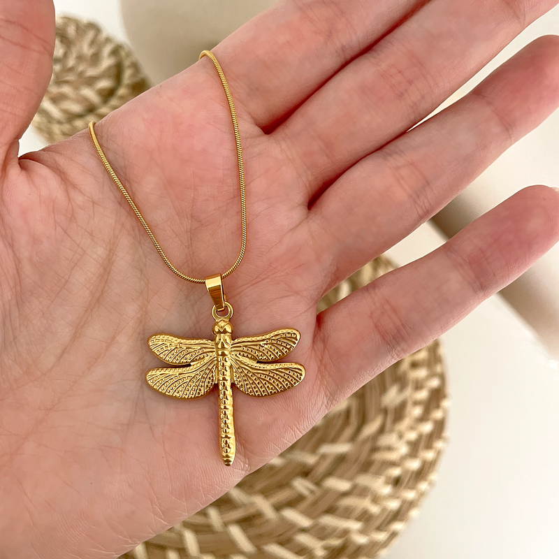 Collana Libellula Oro