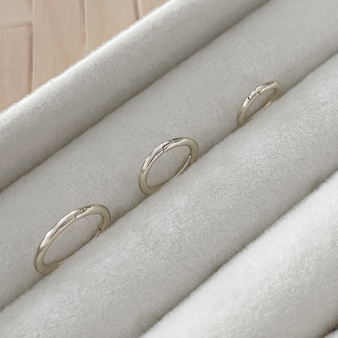 Cerchietto Mini Liscio Sottile Argento - 10mm, 8mm o 6mm