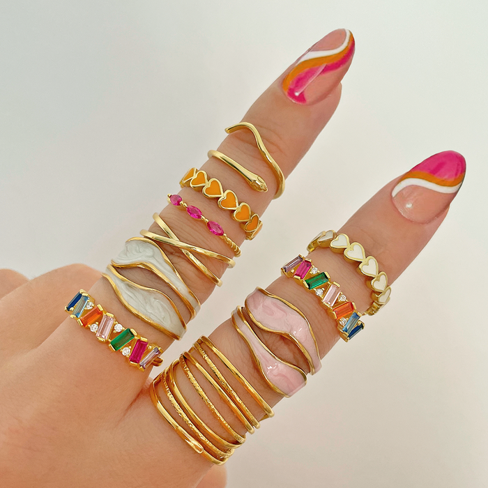 Anello Incrociato Oro