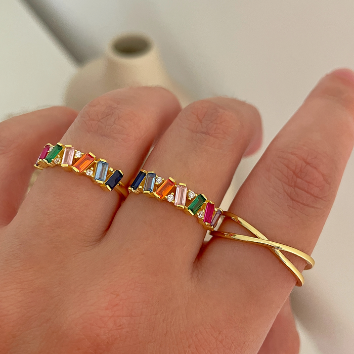 Anello Incrociato Oro