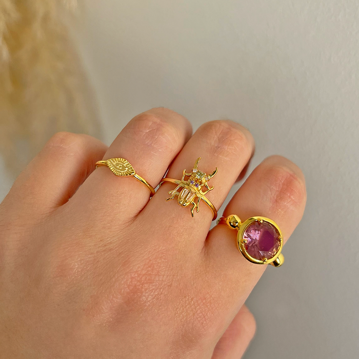 Khepri Gold Ring 