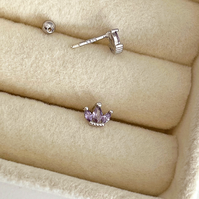 Lilac Tulip Earring