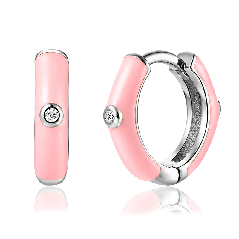 Orecchini Dea Rosa Argento