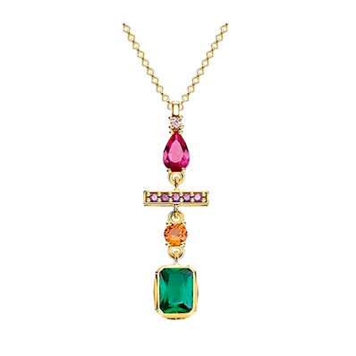 Collana Colorful Amunet Oro