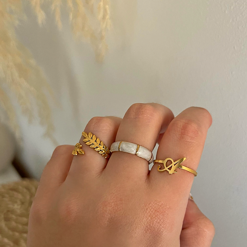 Anillo Hojas