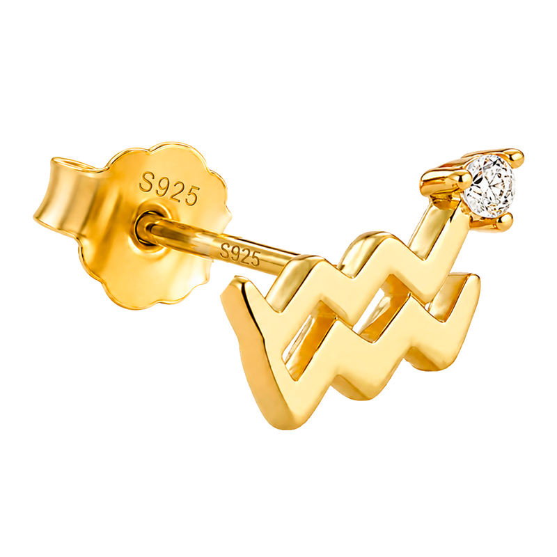 Orecchino Mini Zodiaco Oro