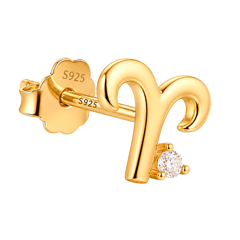 Orecchino Mini Zodiaco Oro