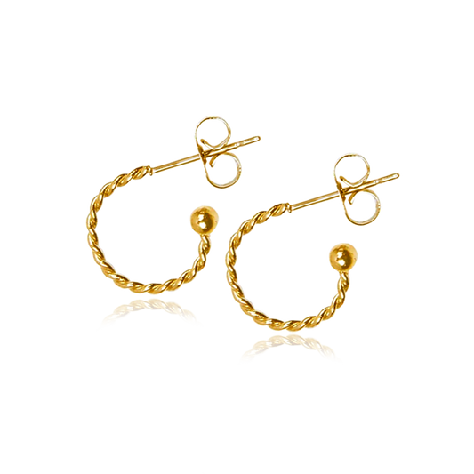 Orecchini Mini Curly Oro