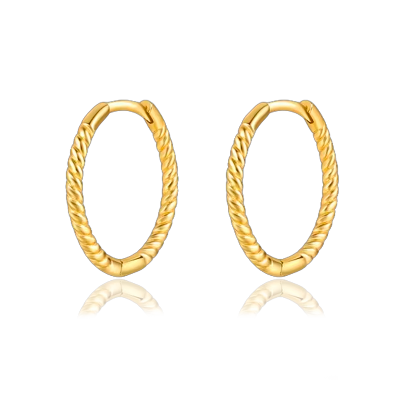 Orecchini Curly Oro - 13mm