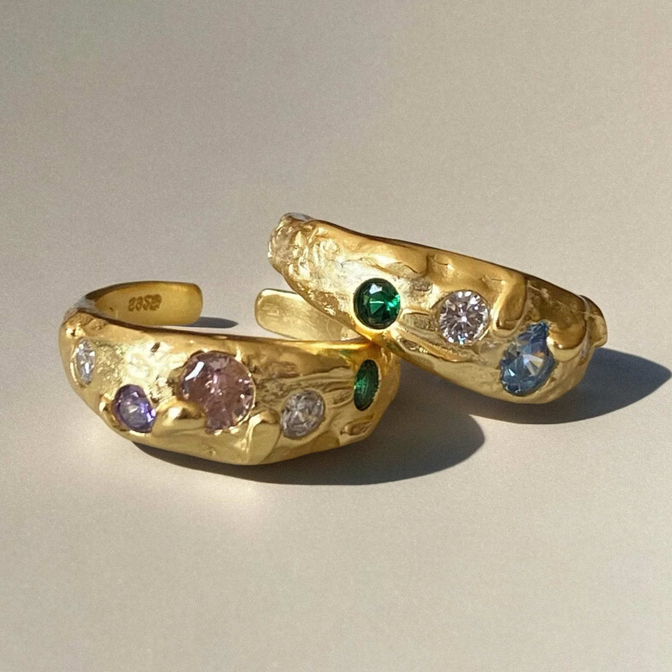 Anello Veyra Blu Oro