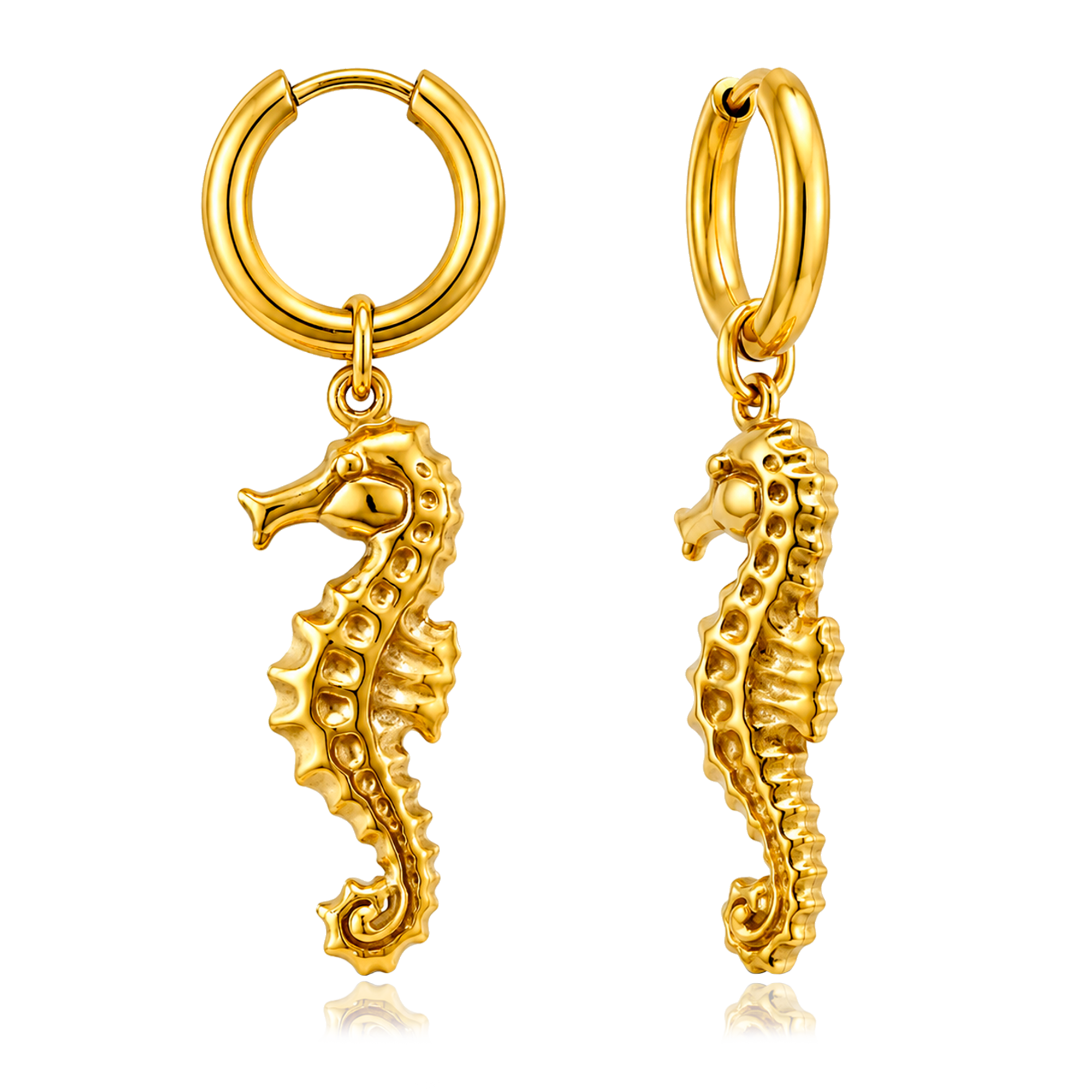Aros Small Basic Caballito de Mar Oro