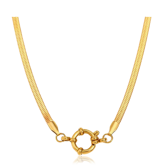 Collana Catena Serpente Oro "Charms" - 3mm