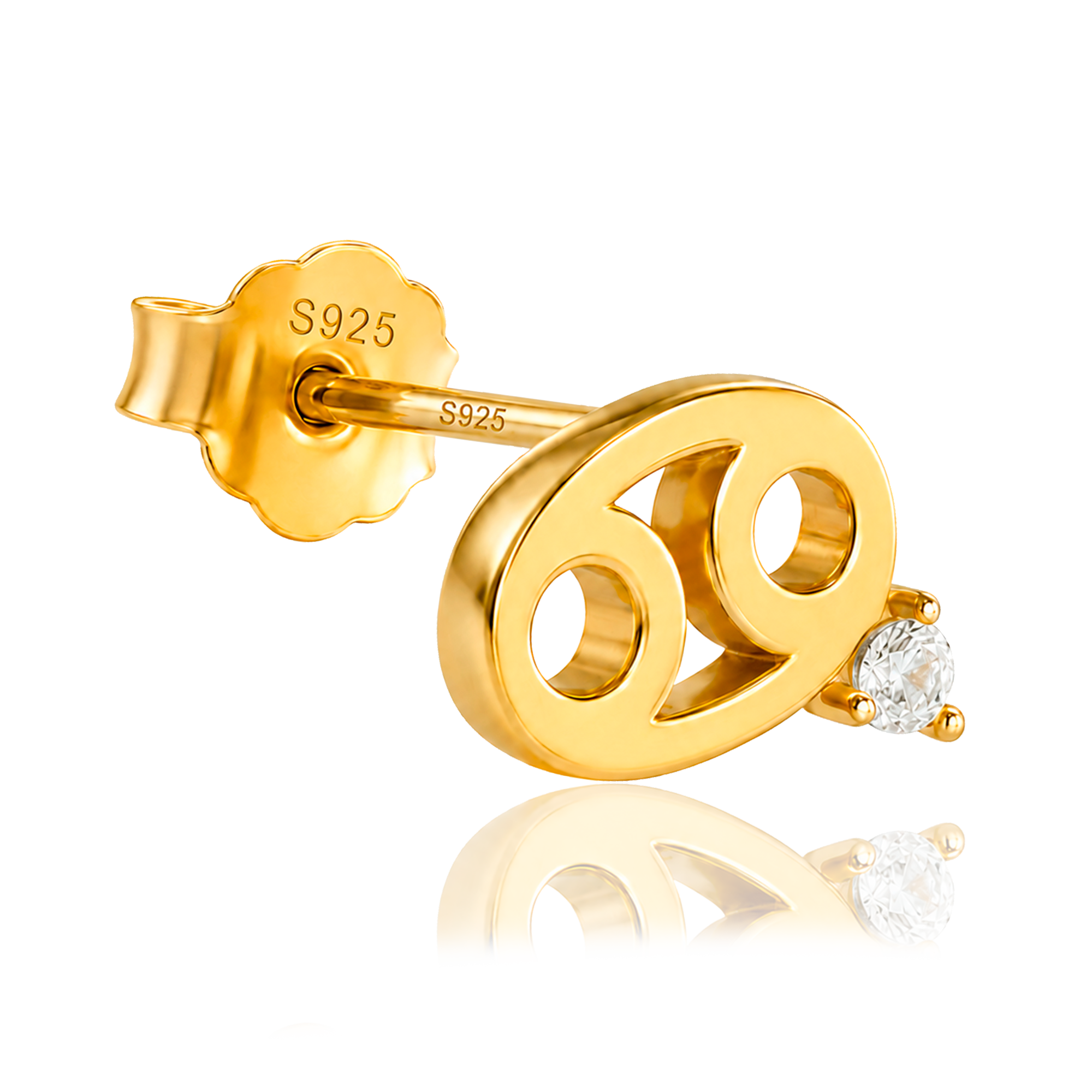 Pendiente Mini Zodiaco Oro
