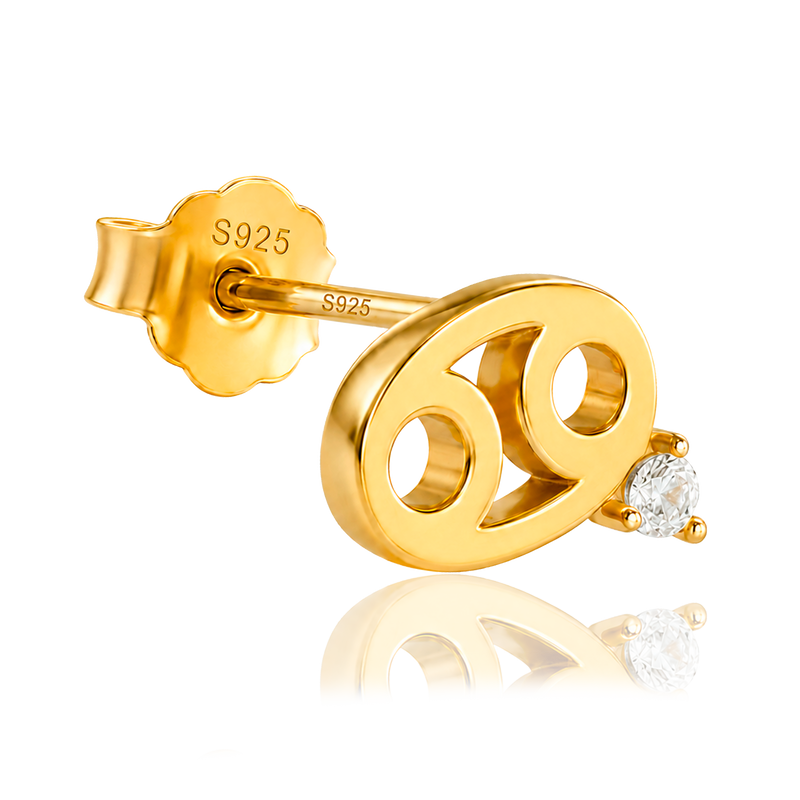 Orecchino Mini Zodiaco Oro