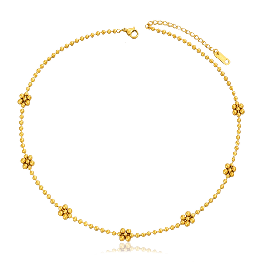 Choker Margarita Bolitas Oro