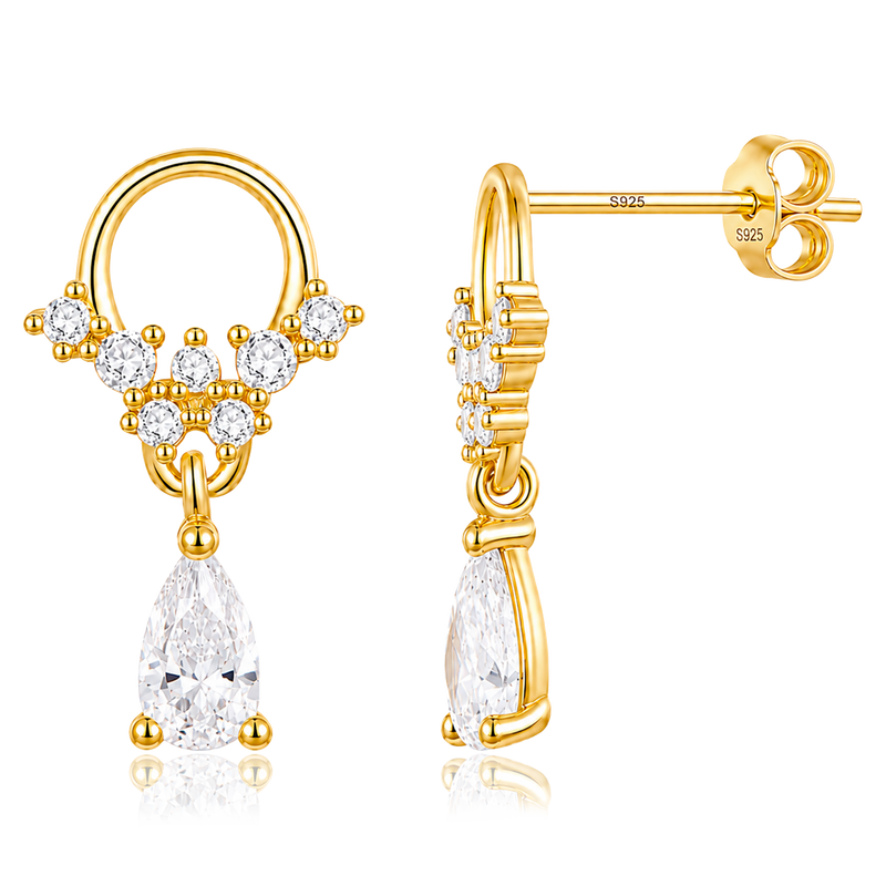 Pendientes Evania Oro