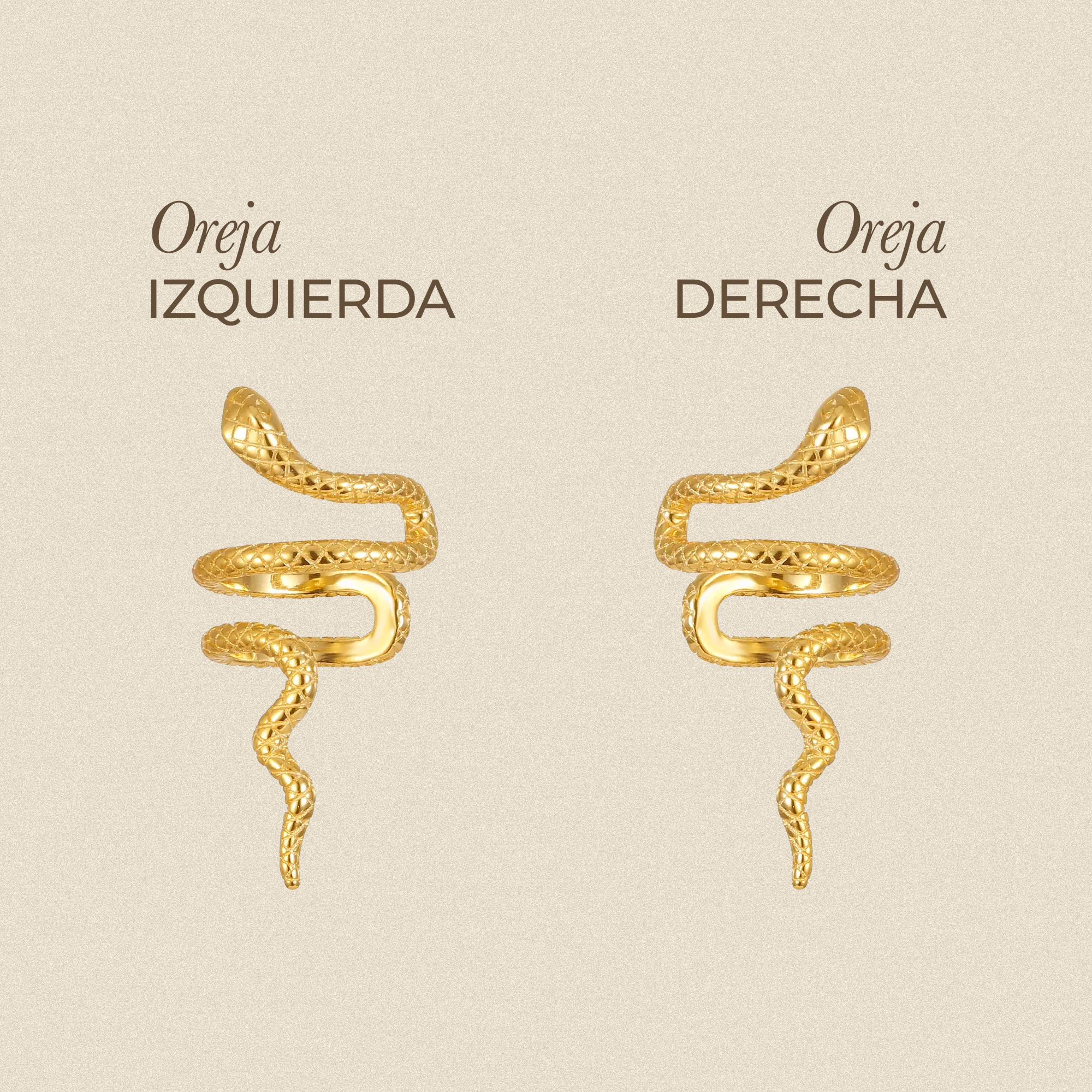 Gold Crossed Ear Cuff