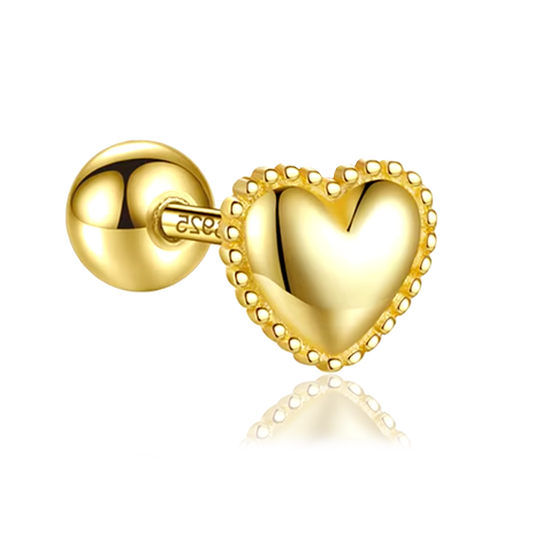 Pendiente Corazón Oro