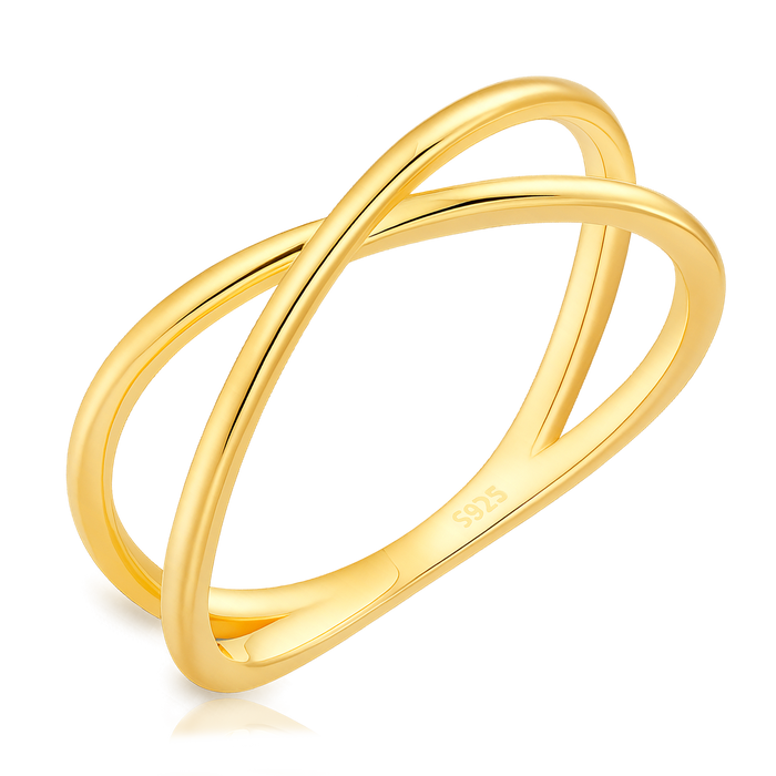 Anello Incrociato Oro