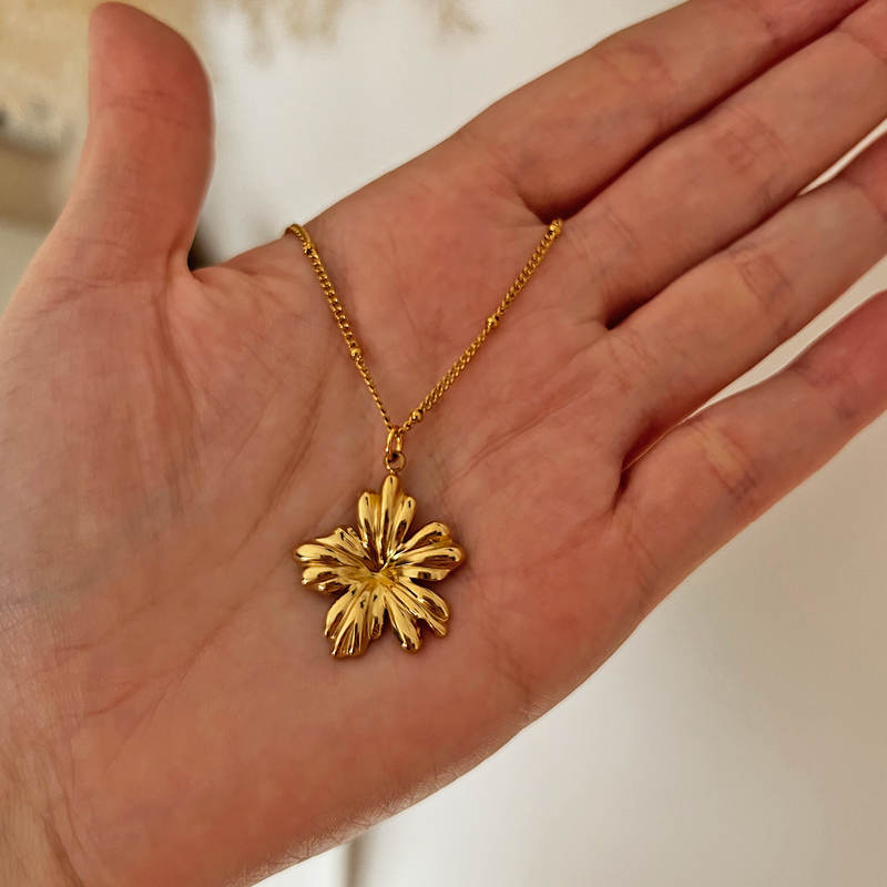 Gold Sun Necklace