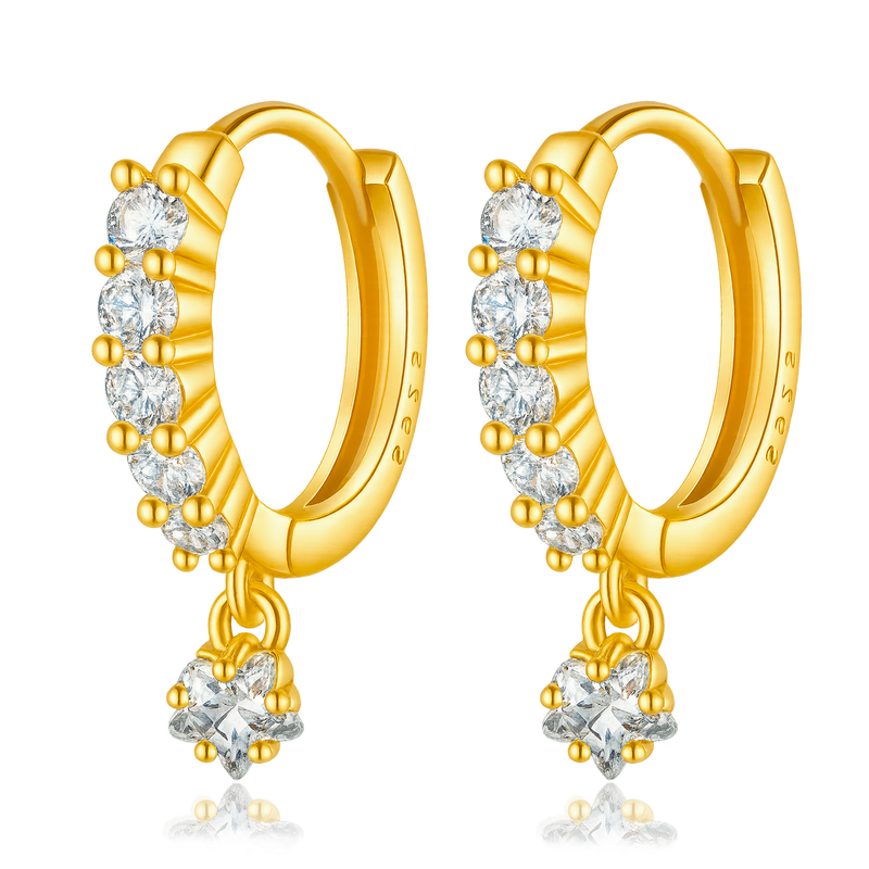 Destiny White Gold Earrings 