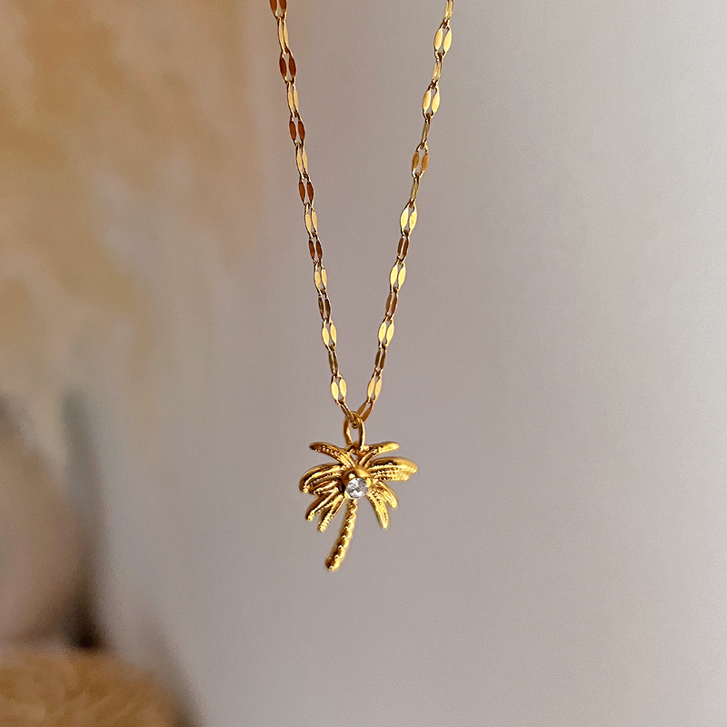 Collana Palma Brillante Oro