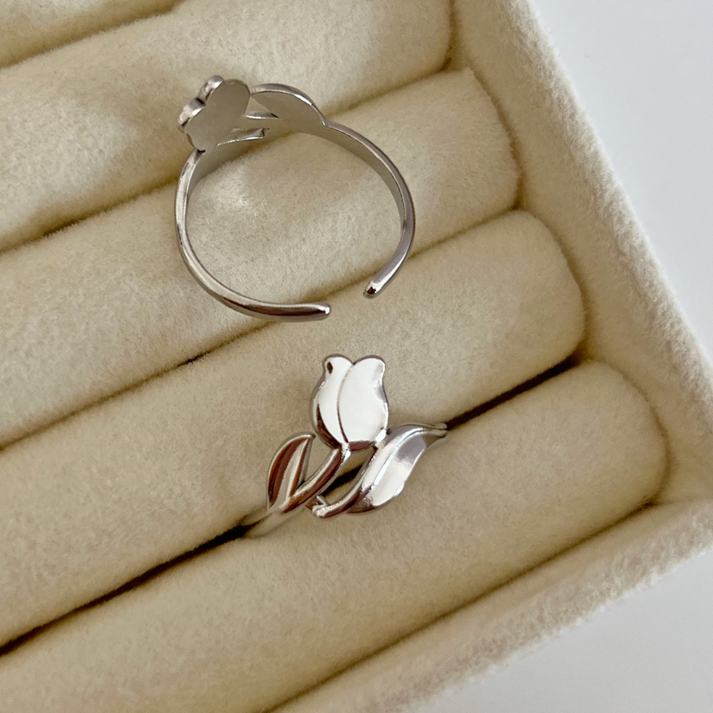 Anello Tulipano Argento