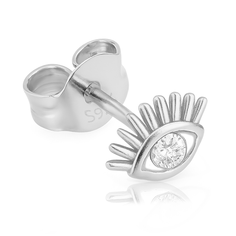 Orecchini ciglia in argento