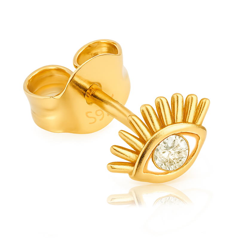 Orecchini Ciglia Oro