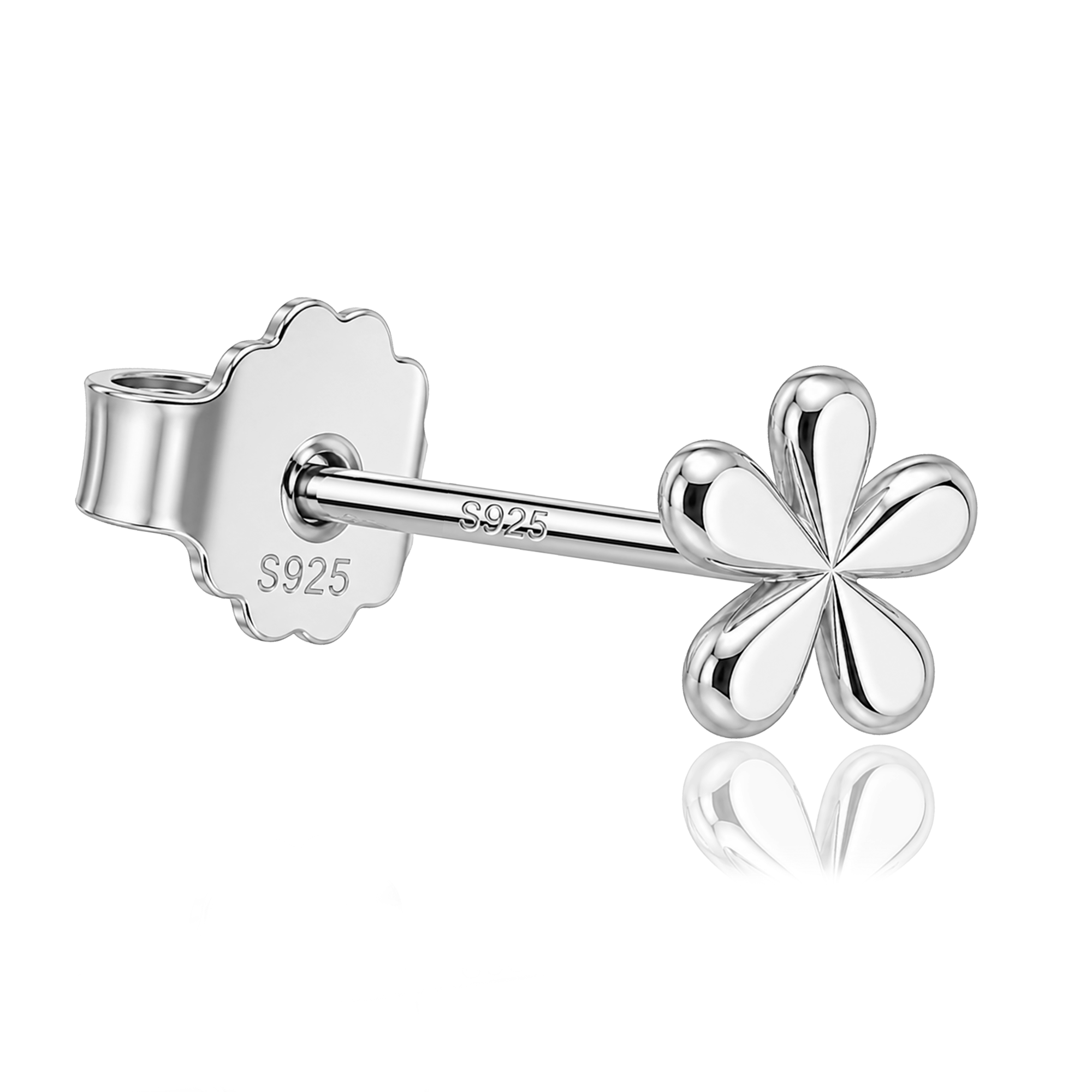 Pendiente Florecilla Plata