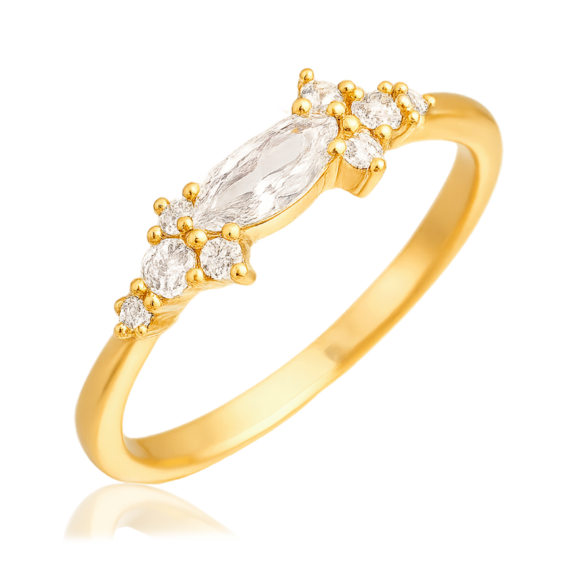 Anello Cielo Oro Bianco