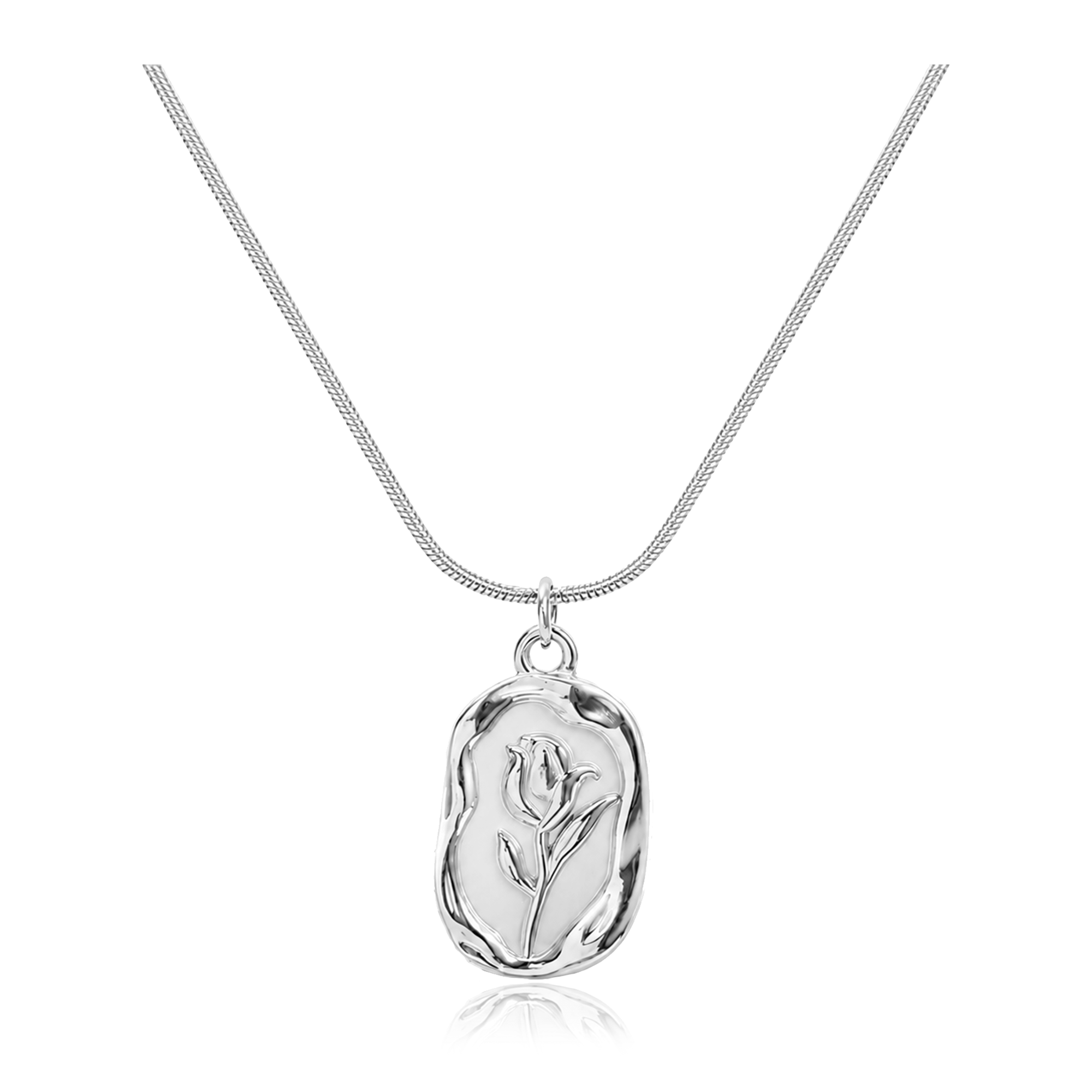 Collar Tulipán Plata