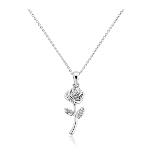 Collar Rose Plata