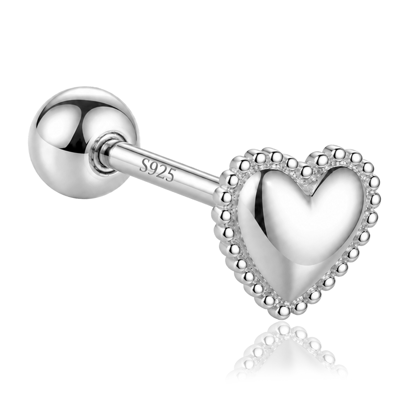 Pendiente Corazón Plata