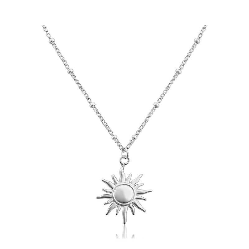 Collier Mini Sole Palline Argento