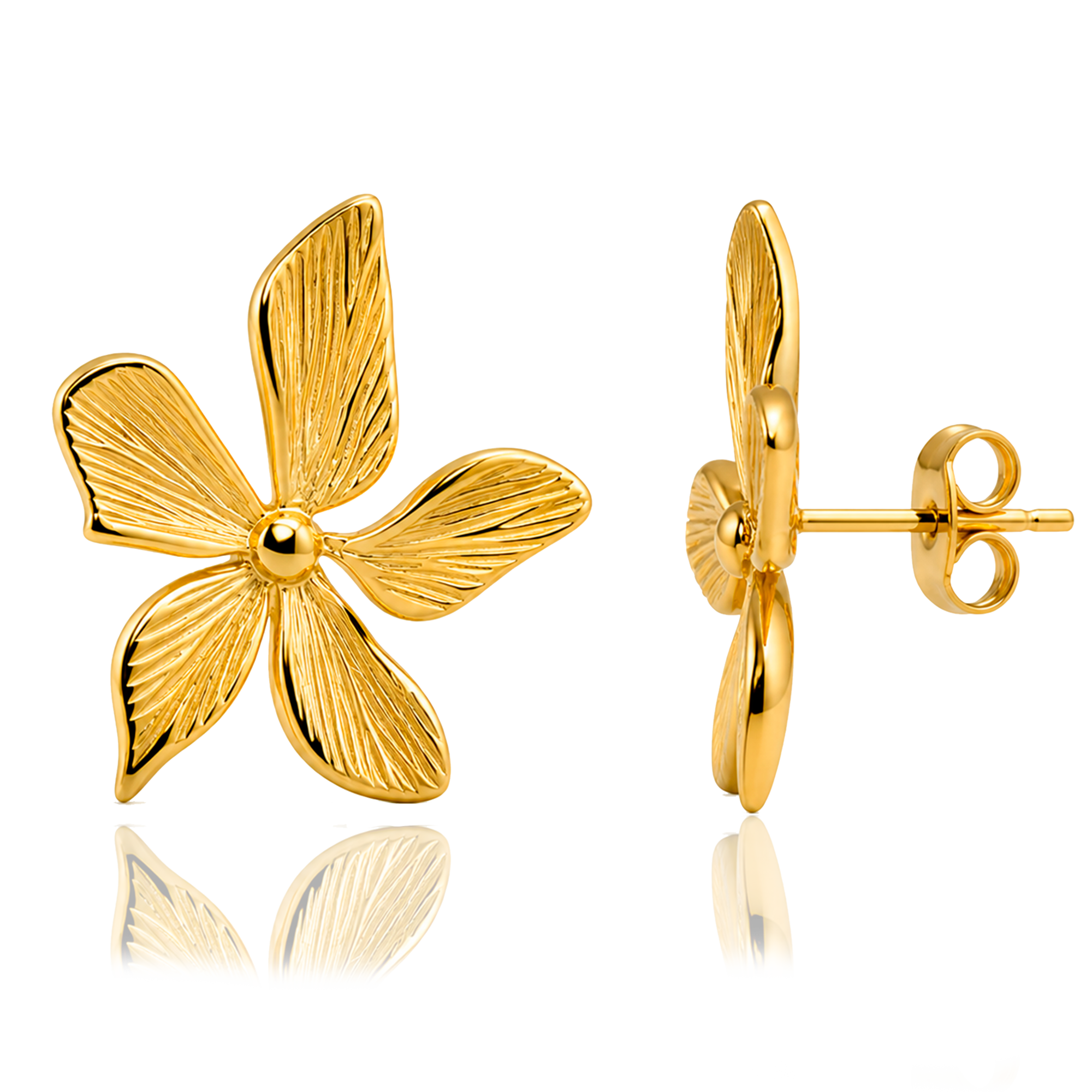 Pendientes Blume Oro