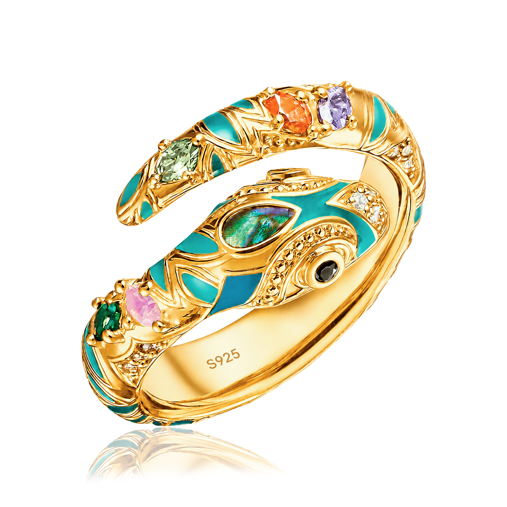 Anillo Colorful Nagira Oro