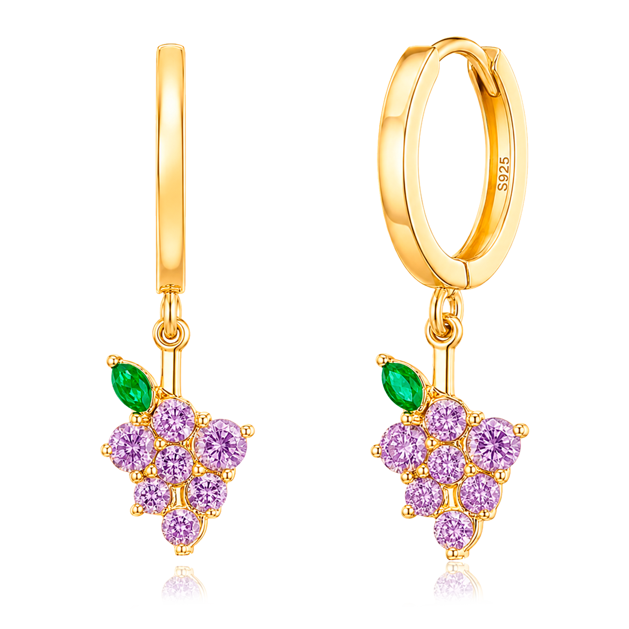 Grapes earrings