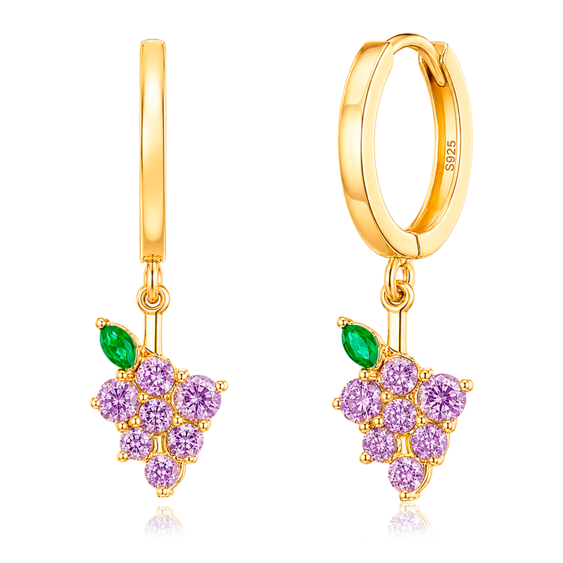Orecchini Uva Oro