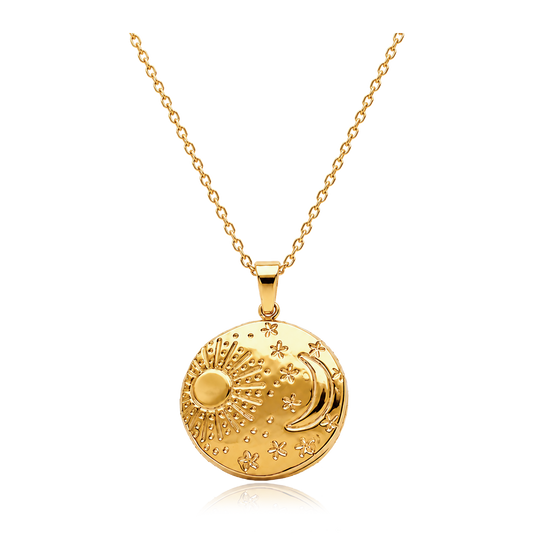 Gold Sun Necklace