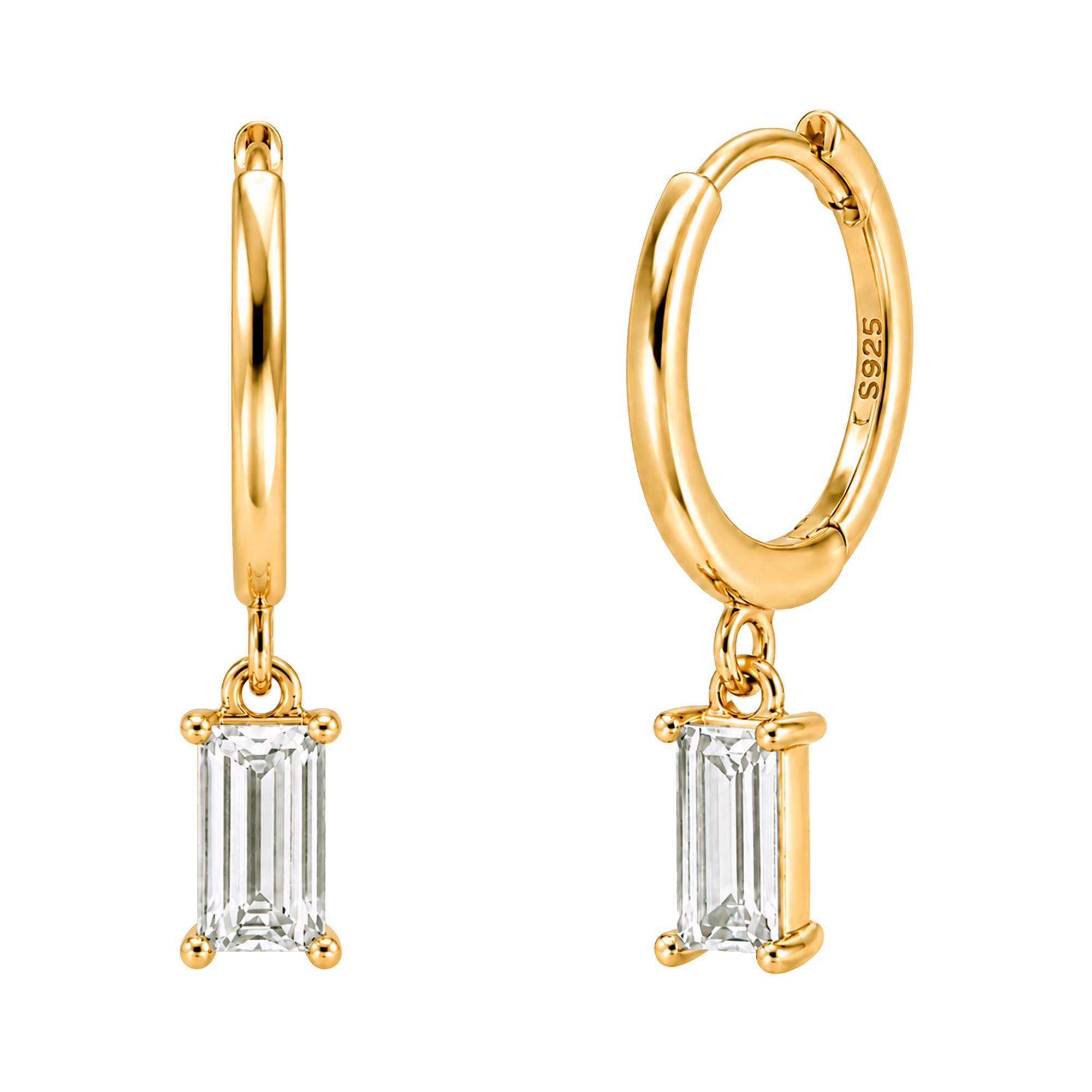 Phoebe White Earrings