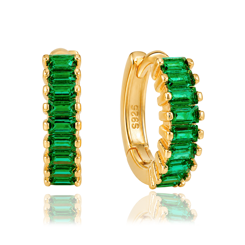 Orecchini Mini Asti Verde