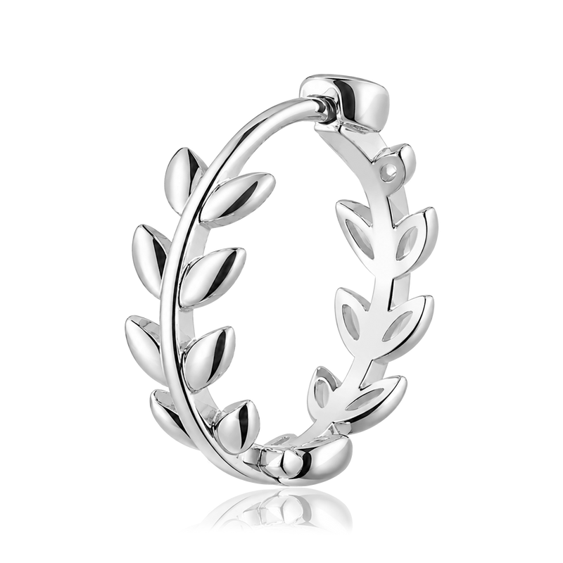 Cerchio Mini Foglie Argento