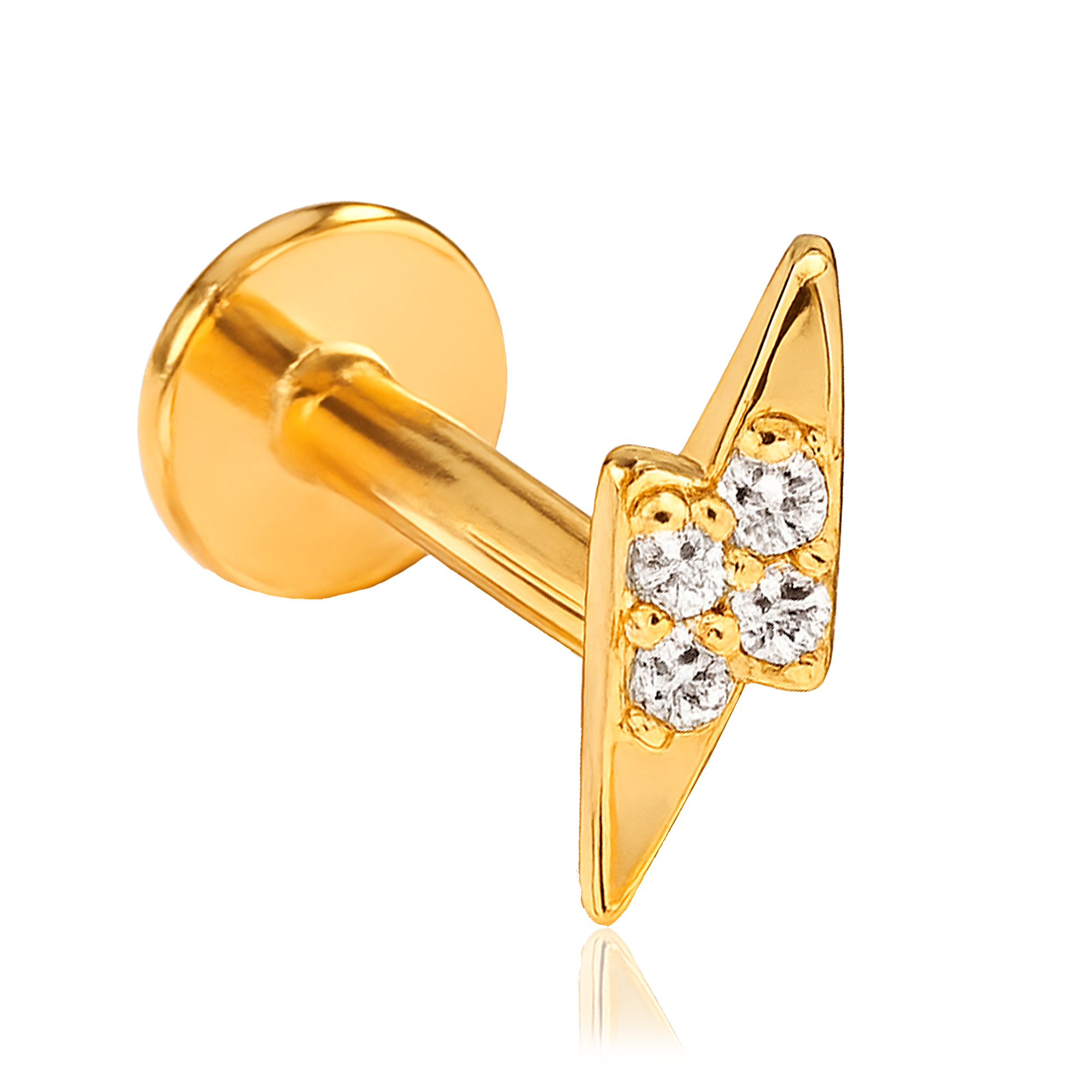 Pendiente Spark Oro