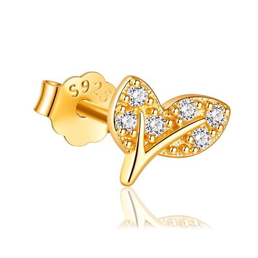Orecchino Duo Leaf Oro